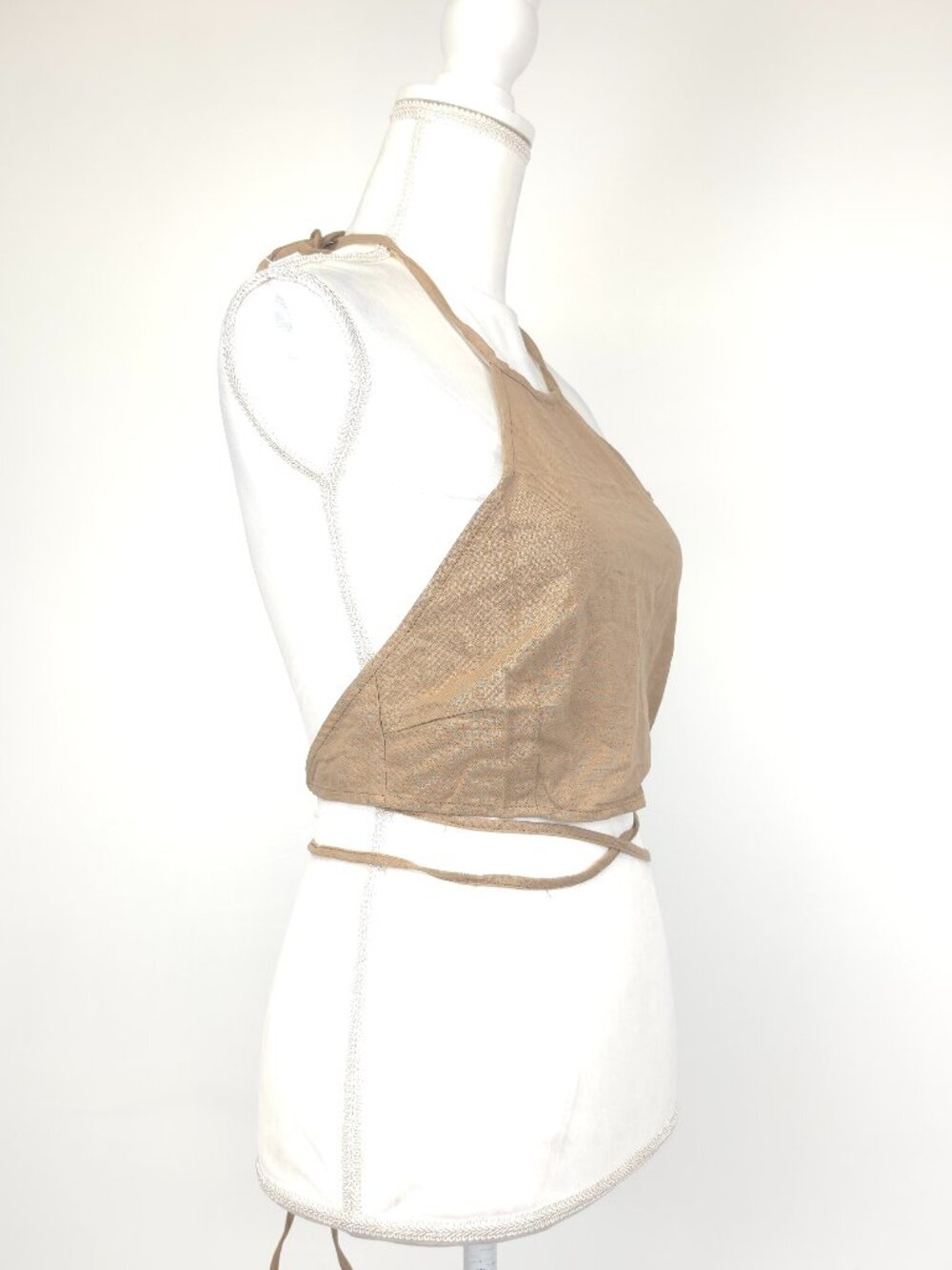 Motel Rocks Wu Top in Rami Biscuit Small - Picture 5 of 8